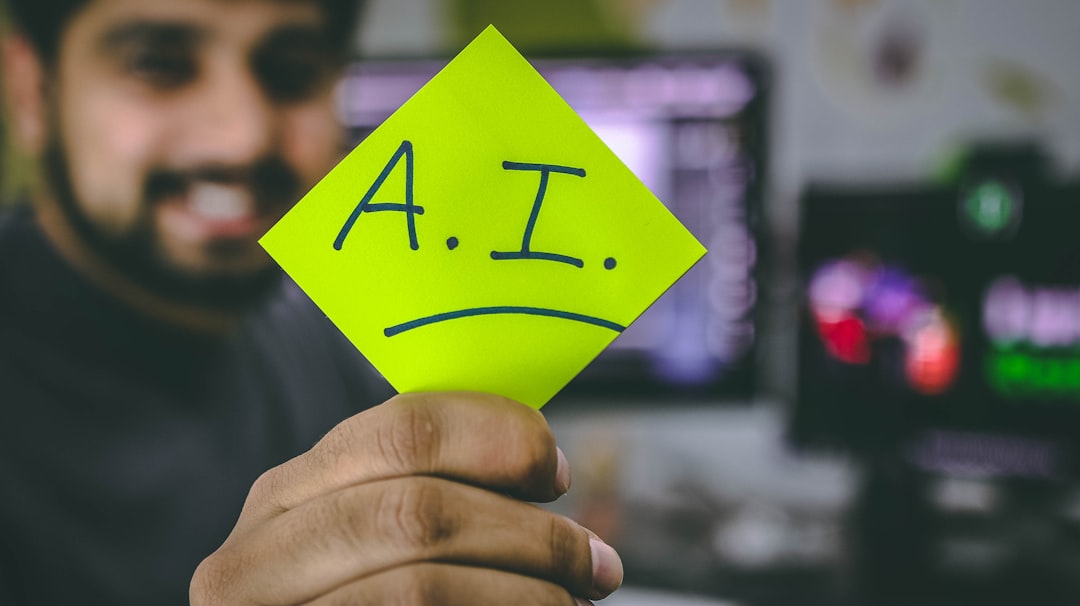 ilustración de un desarrollador trabajando con inteligencia artificial: developer working with ai - imagen ilustrativa